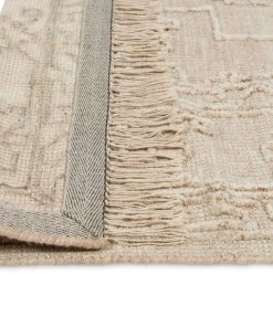 Miss Amara All Rugs Jacklyn Ivory And Cream Floral Distressed Rug