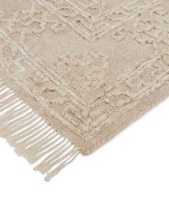 Miss Amara All Rugs Jacklyn Ivory And Cream Floral Distressed Rug