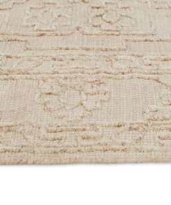 Miss Amara All Rugs Jacklyn Ivory And Cream Floral Distressed Rug
