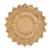 Miss Amara Jayde Natural Hand Woven Round Jute Rug All Rugs