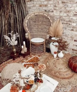 Miss Amara Jayde Natural Hand Woven Round Jute Rug All Rugs