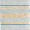 Miss Amara Jazmin Blue Tassel Flatweave Cotton Rug All Rugs