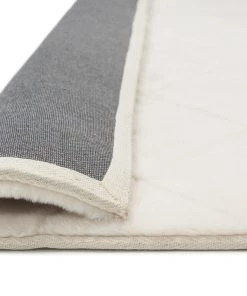 Miss Amara All Rugs Jessa Ivory Cream Diamond Shag Rug