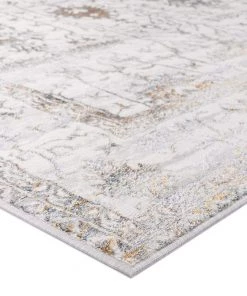 Miss Amara Jodhi Cream Blue And Tan Faded Traditional Rug All Rugs