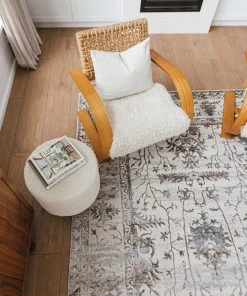 Miss Amara Jodhi Cream Blue And Tan Faded Traditional Rug All Rugs