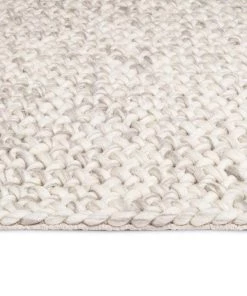 Miss Amara Joely Light Grey And Ivory Marble Looped Rug