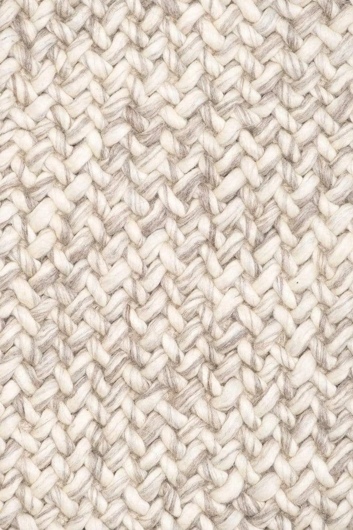 Miss Amara Joely Light Grey And Ivory Marble Looped Rug