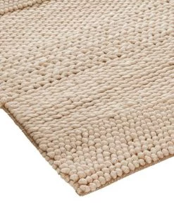 Miss Amara Joline Caramel Beige Braided And Looped Rug