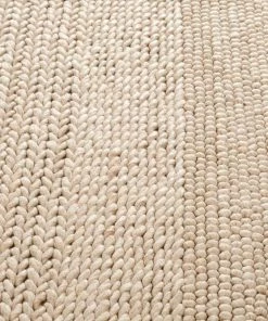 Miss Amara Joline Caramel Beige Braided And Looped Rug