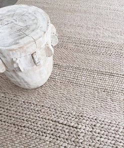 Miss Amara Joline Caramel Beige Braided And Looped Rug