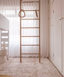 Miss Amara Jordan Mustard And Beige Geometric Modern Rug