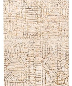 Miss Amara All Rugs Jordan Mustard And Beige Geometric Modern Runner Rug
