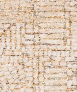 Miss Amara All Rugs Jordan Mustard And Beige Geometric Modern Runner Rug