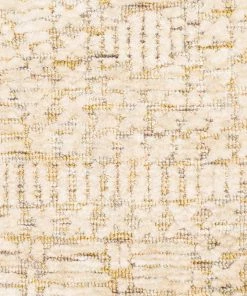 Miss Amara Jordan Mustard And Beige Geometric Modern Rug