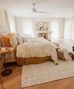 Miss Amara All Rugs Josephine Ivory And Cream Tribal Transitional Rug