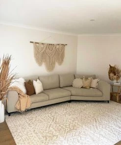 Miss Amara All Rugs Josephine Ivory And Cream Tribal Transitional Rug