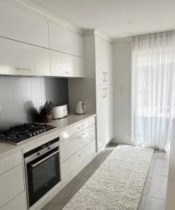 Miss Amara All Rugs Josephine Ivory And Cream Tribal Transitional Runner Rug