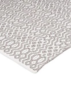 Miss Amara June Grey And Ivory Indoor Outdoor PET Runner Rug All Rugs