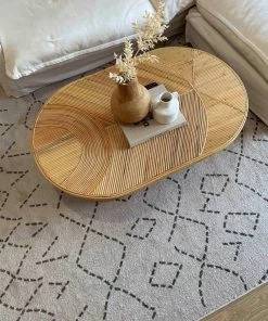 Miss Amara Junya Grey And Ivory Abstract Tribal Pattern Rug All Rugs