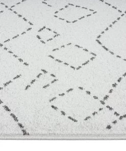 Miss Amara Junya Grey And Ivory Abstract Tribal Pattern Rug All Rugs