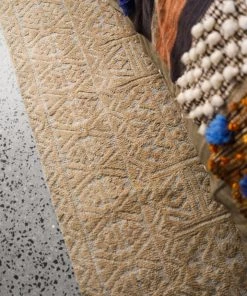 Miss Amara All Rugs Kaia Hushed Green Grey And Beige Tribal Transitional Rug