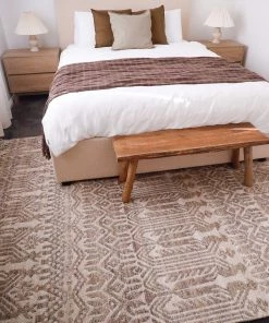 Miss Amara Kalena Brown And Ivory Transitional Tribal Rug All Rugs