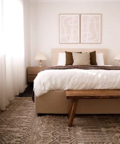 Miss Amara Kalena Brown And Ivory Transitional Tribal Rug All Rugs