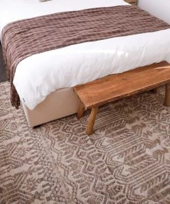 Miss Amara Kalena Brown And Ivory Transitional Tribal Rug All Rugs