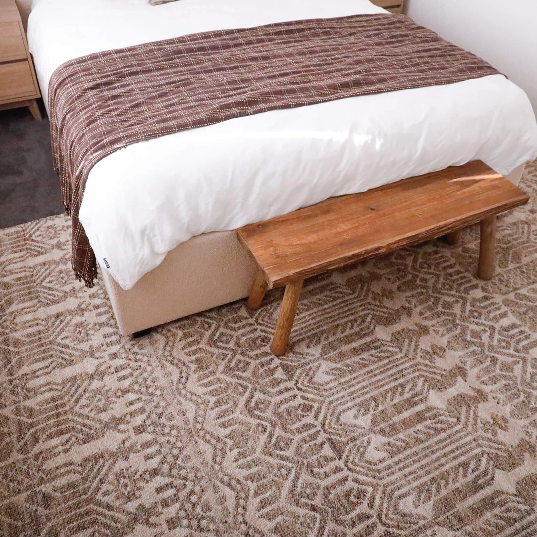 Miss Amara Kalena Brown And Ivory Transitional Tribal Rug All Rugs