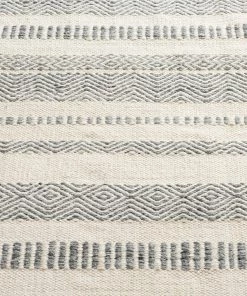 Miss Amara All Rugs Kali Grey Striped Indoor Outdoor Rug