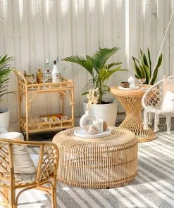 Miss Amara All Rugs Kali Grey Striped Indoor Outdoor Rug