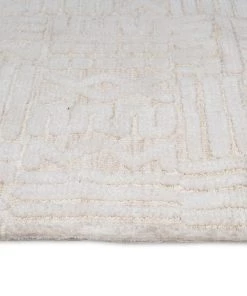 Miss Amara Kalinda Beige And Ivory Geometric Tribal Runner Rug All Rugs