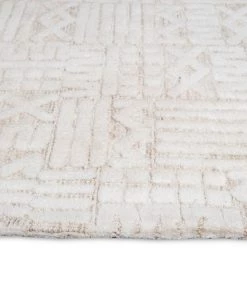 Miss Amara Kalinda Beige And Ivory Geometric Tribal Rug All Rugs