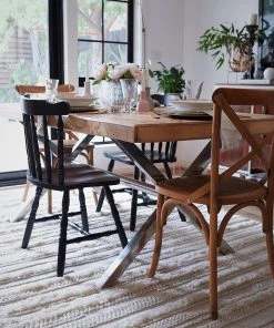 Miss Amara Kaliska Cream Braided Shag Flatweave Rug