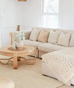 Miss Amara All Rugs Kapoho Bleached Chunky Jute Rug