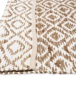 Miss Amara Karina Diamond Natural Jute Runner Rug