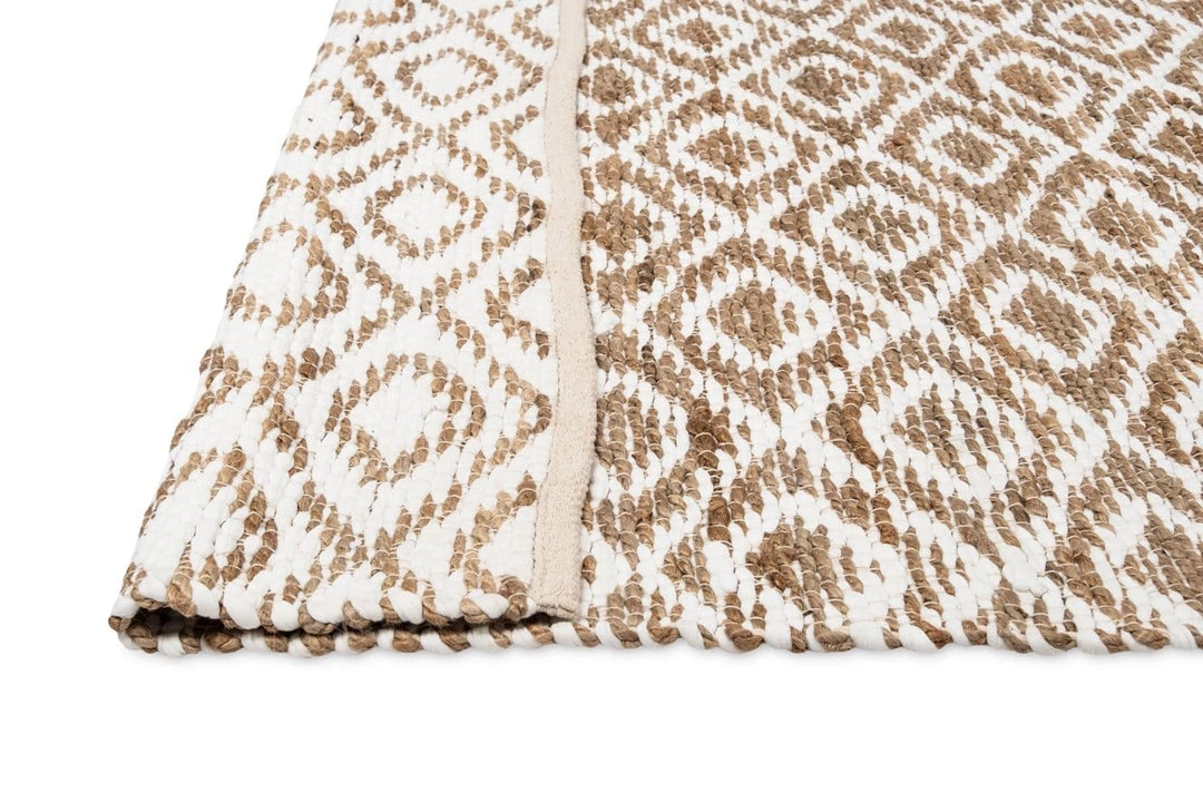 Miss Amara All Rugs Karina Diamond Natural Jute Rug
