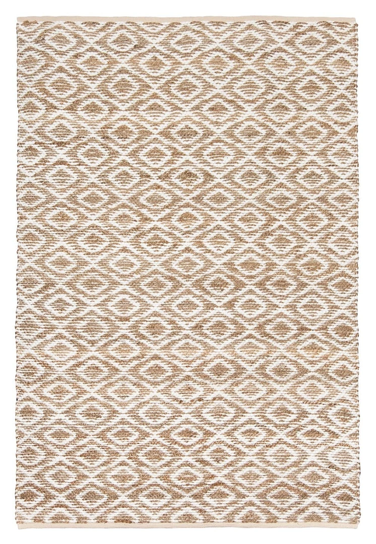 Miss Amara All Rugs Karina Diamond Natural Jute Rug