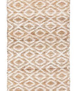 Miss Amara Karina Diamond Natural Jute Runner Rug