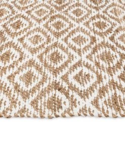 Miss Amara All Rugs Karina Diamond Natural Jute Rug