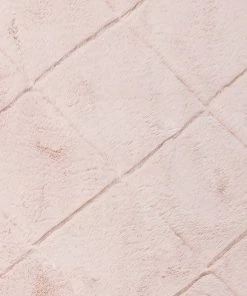 Miss Amara All Rugs Karlie Blush Pink Diamond Shag Rug
