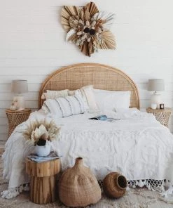 Miss Amara All Rugs Karoline Diamond Pattern Beige Wool Rug