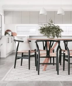 Miss Amara Katarina Marbled Cream Lattice Wool Rug All Rugs