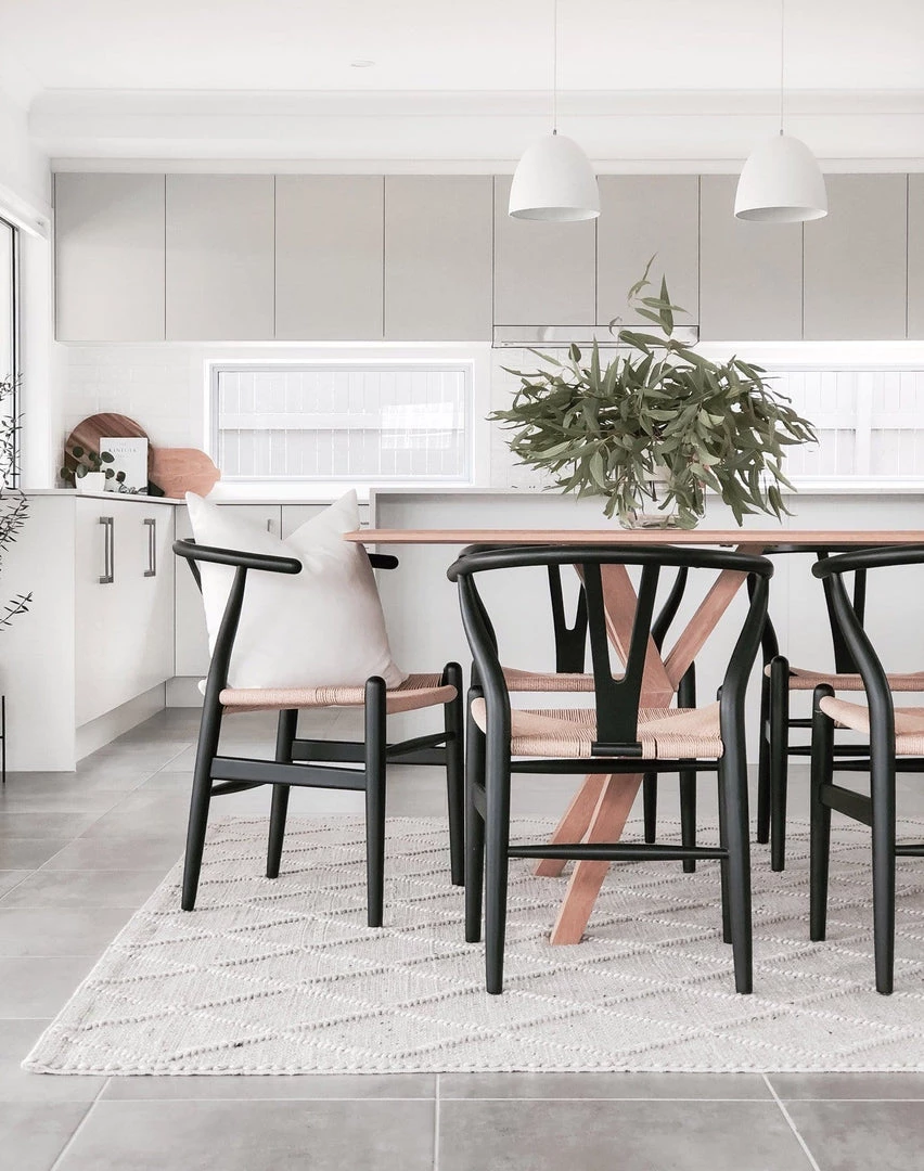 Miss Amara Katarina Marbled Cream Lattice Wool Rug All Rugs