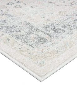 Miss Amara Katya Cream And Grey Multi-Colour Traditional Floral Rug