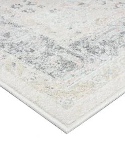 Miss Amara Katya Cream And Grey Multi-Colour Traditional Floral Runner Rug All Rugs