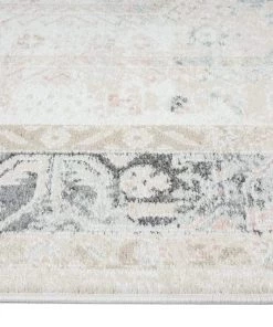 Miss Amara Katya Cream And Grey Multi-Colour Traditional Floral Rug