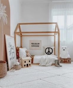 Miss Amara Kayla Cream And Charcoal Grey Tribal Shag Rug