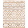 Miss Amara All Rugs Kerri White And Jute Tribal Reversible Runner Rug