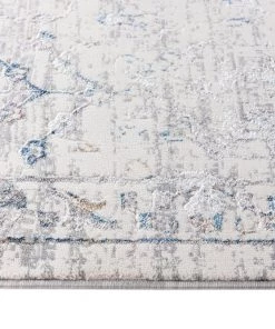 Miss Amara All Rugs Kimora Cream And Grey Lustrous Transitional Rug